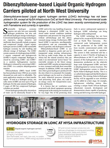 South Africa in Covid-19部署氫燃料電池支持醫院快速建設