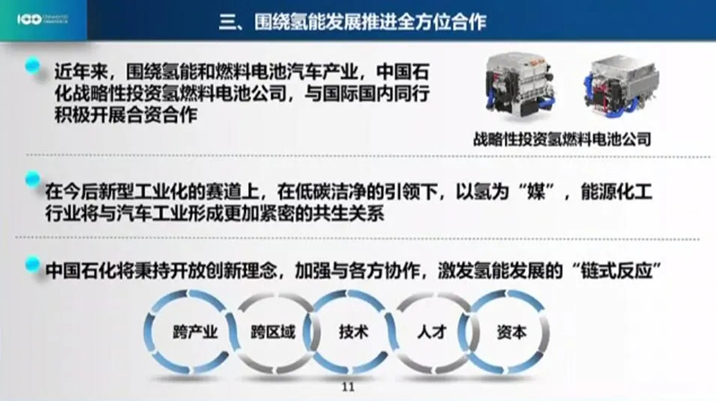 張玉卓：中國石化制定油氣氫電風發展計劃，正在布局可再生能源制氫