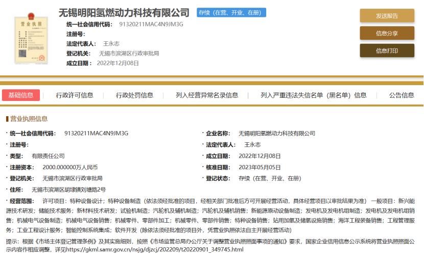 2000萬！風電龍頭加碼氫能